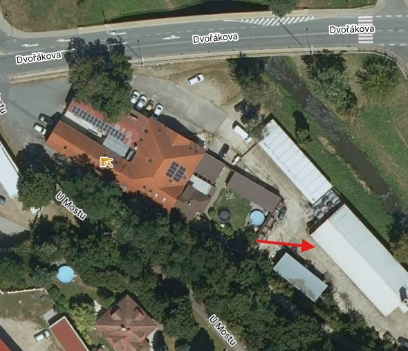 Mapa příjezdu k MM Autoservis